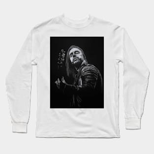 Matt Tuck white fanart portrait Long Sleeve T-Shirt